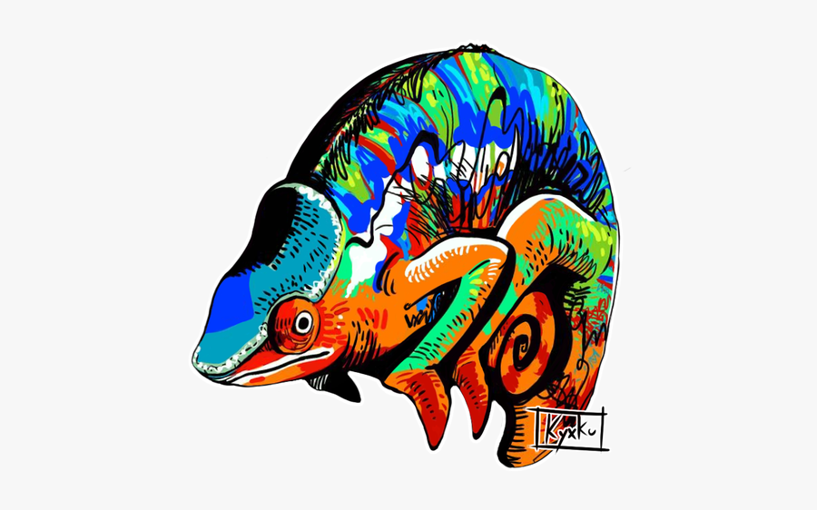 Chameleon Clipart Sad - Illustration, Transparent Clipart