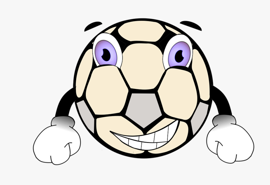 Handball, Ball, Play, Sport, Face, Comic, Toon - Cartoon, Transparent Clipart