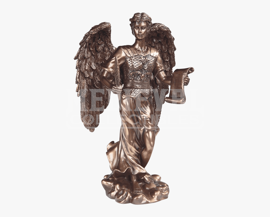 Clip Art Angel Gabriel Statue - Statue Archangel Gabriel, Transparent Clipart