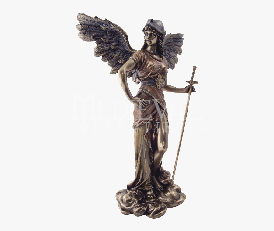 Clip Art Archangel Bronze Tl By - Archangel Gabriel Statue Png, Transparent Clipart