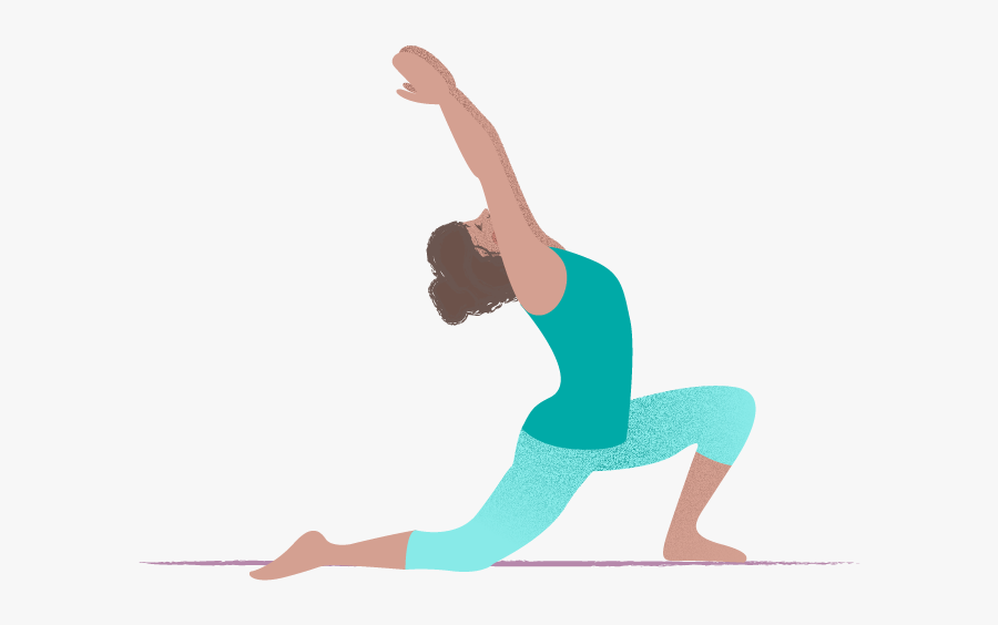 Anjaneyasana, Low-lunge, A Yoga Pose For After A Run - Yog Pose In Png, Transparent Clipart