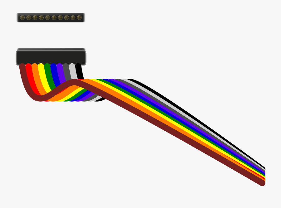 Transparent Cord Clipart - Computer Connector Clips Cables, Transparent Clipart