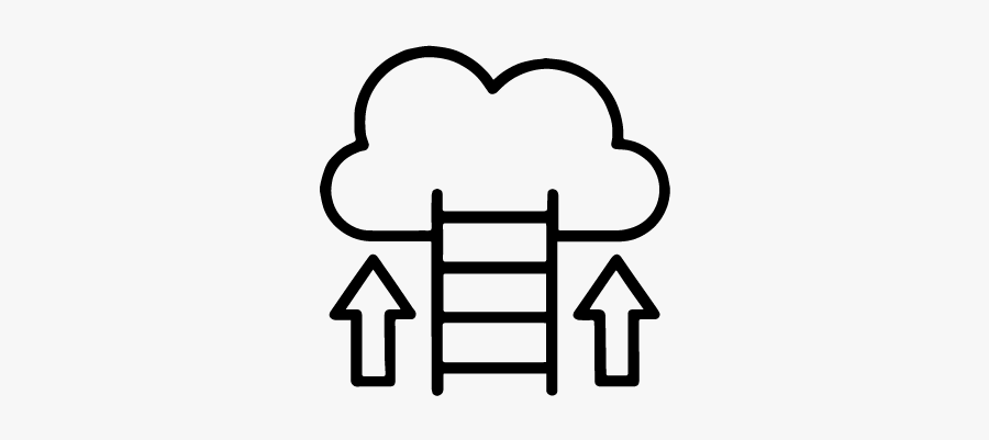 Ladder Into The Cloud - High Standards Icon, Transparent Clipart