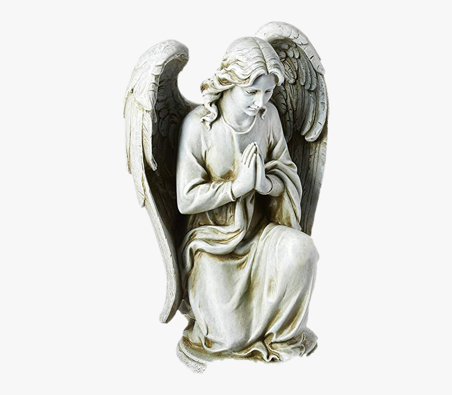 Angel Praying Kneeling Transparent - Kneeling, Transparent Clipart