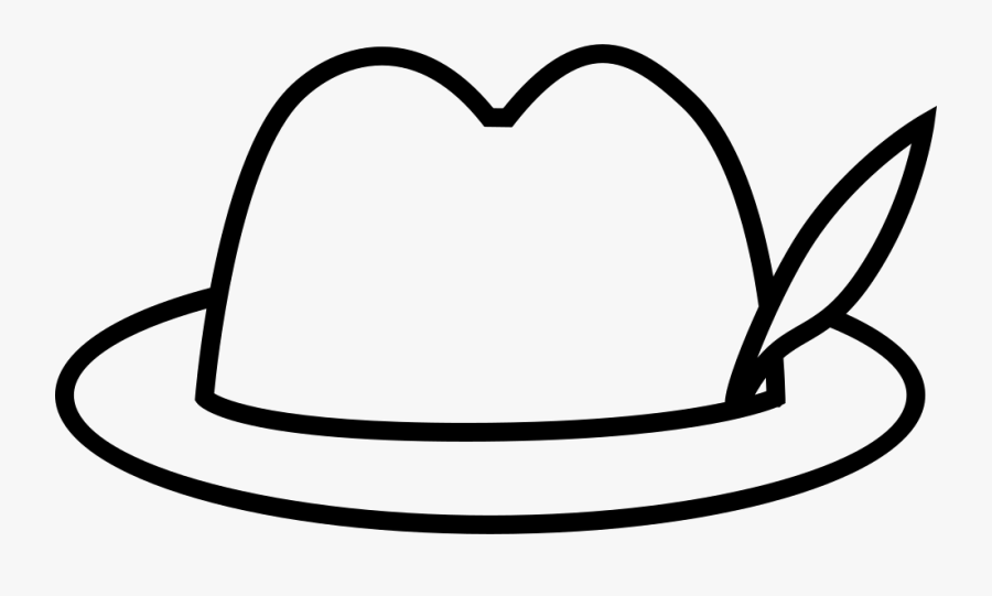German Hat - Chapeu Alemao Para Colorir, Transparent Clipart