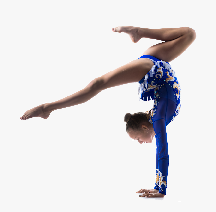 Artistic Gymnastics Handstand Png - Gymnast Doing Handstand, Transparent Clipart