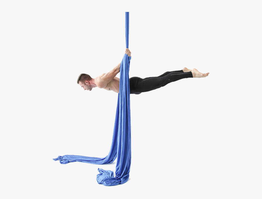 Gabe Hilden-reid Suspended In Silks At Aerial Physique - Acrobatics, Transparent Clipart