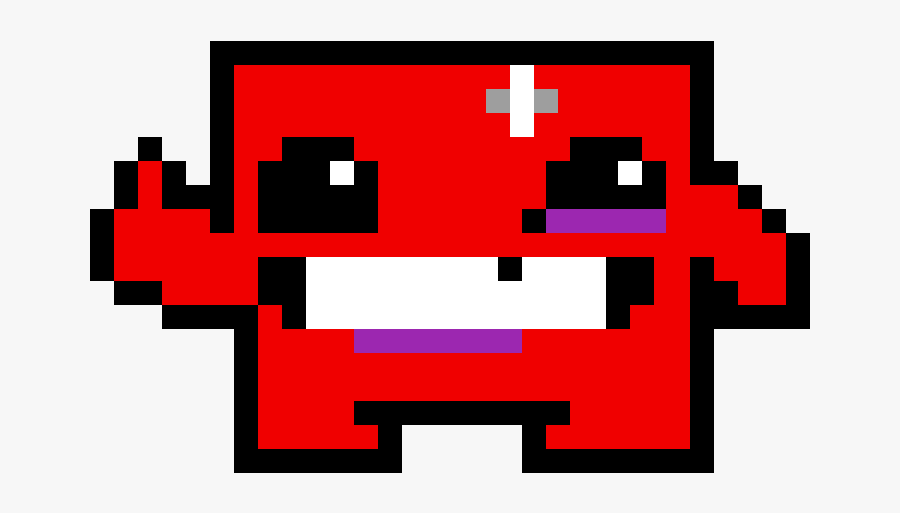 Super Meat Boy Clipart , Png Download - 8 Bit Super Meat Boy, Transparent Clipart