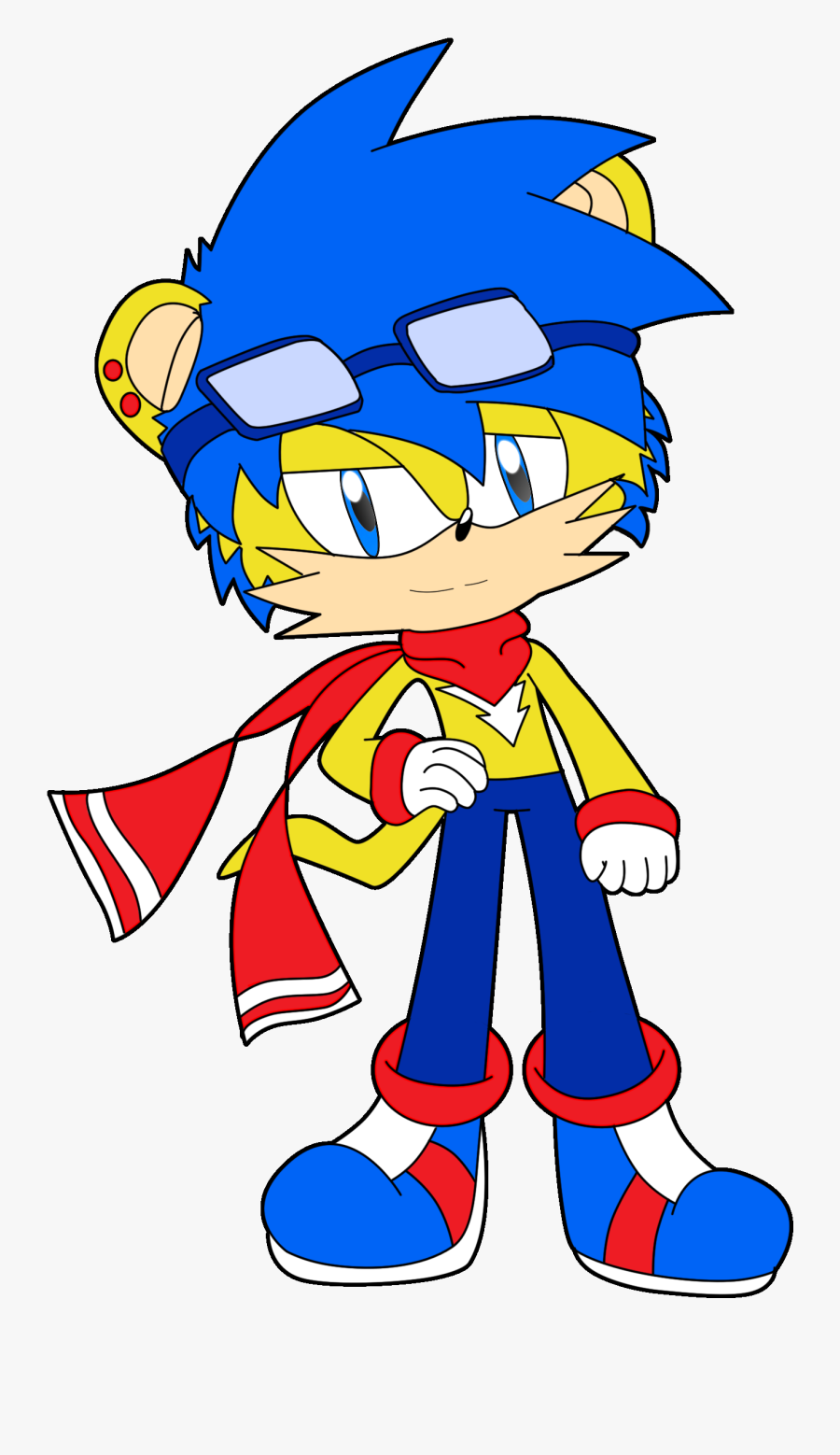 Sonic Fan Characters Wiki - Cartoon, Transparent Clipart