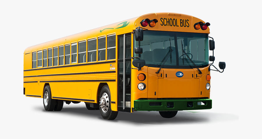 School Bus Blue Bird All American Fe, Transparent Clipart
