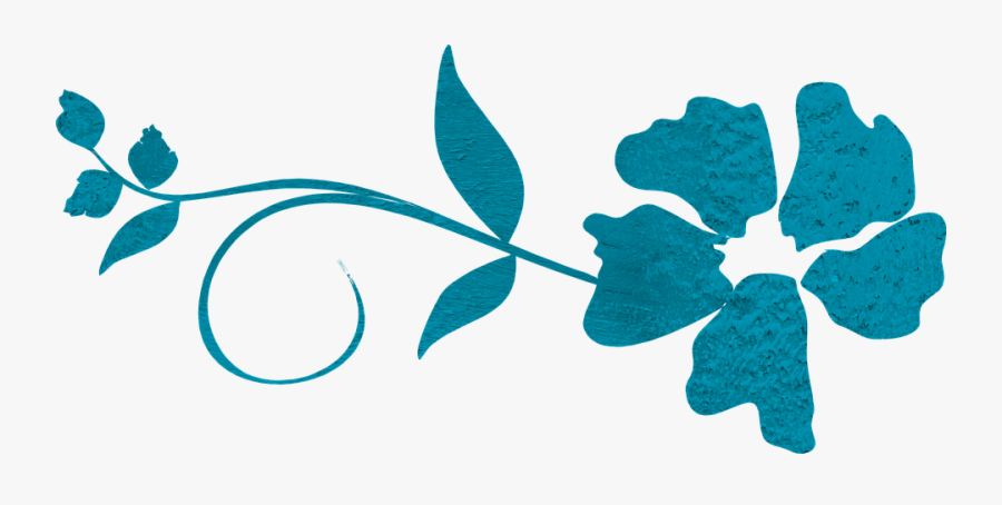 Blue, Flower, Swirl, Texture, Decoration, Decor, Curve - Flower Swirl Background Clipart, Transparent Clipart