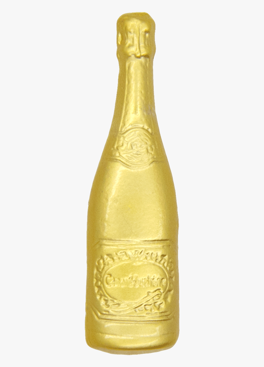 Vector Gold Champagne Bottle, Transparent Clipart