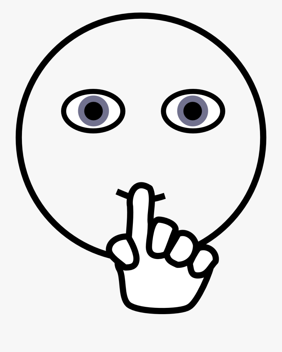 Clipart Of Silence - Don T Speak Clipart, Transparent Clipart