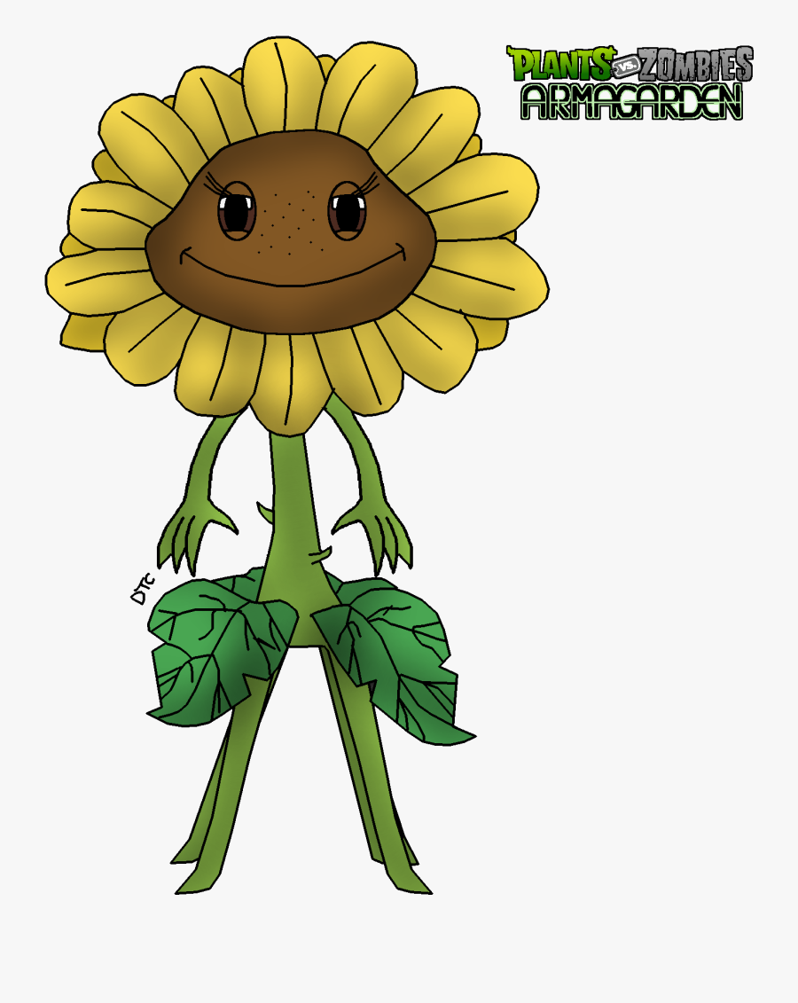 Dead Clipart Dead Sunflower - Sunflower Plants Versus Zombies, Transparent Clipart