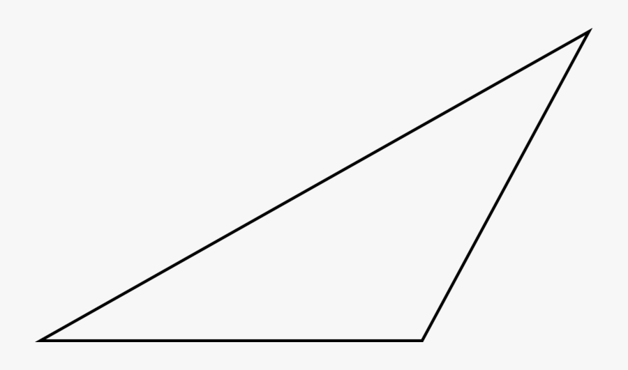 Scalene Triangle - Obtuse Angle Triangle Png , Free Transparent Clipart - C...