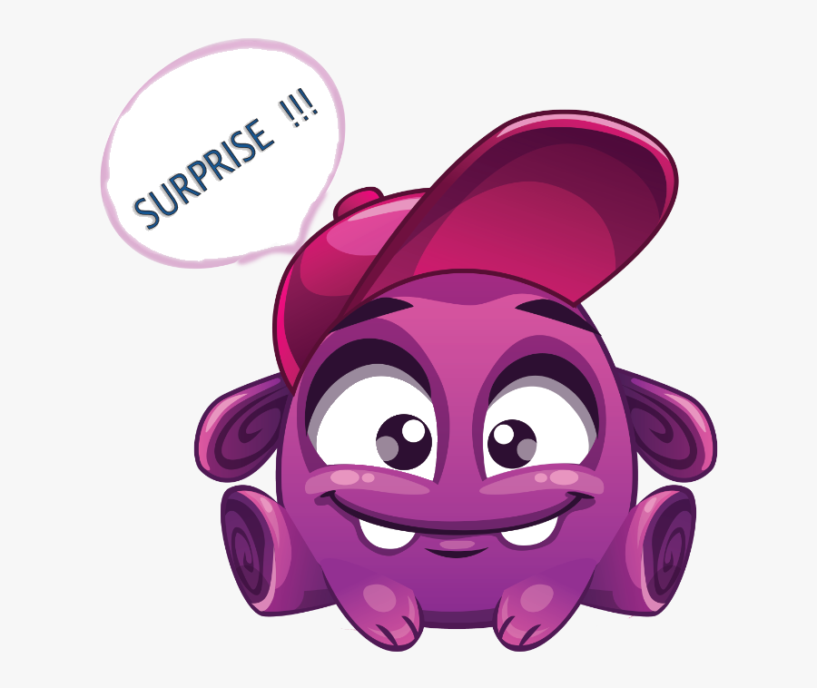 Toy - Cartoon Monster Cute Purple, Transparent Clipart