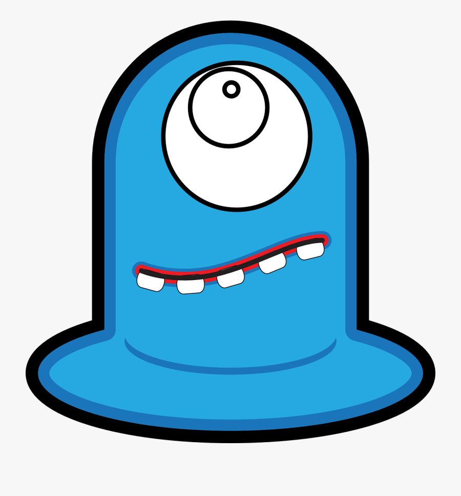 Cyclops Alien Monster Free Photo - Small Cartoon Monsters, Transparent Clipart