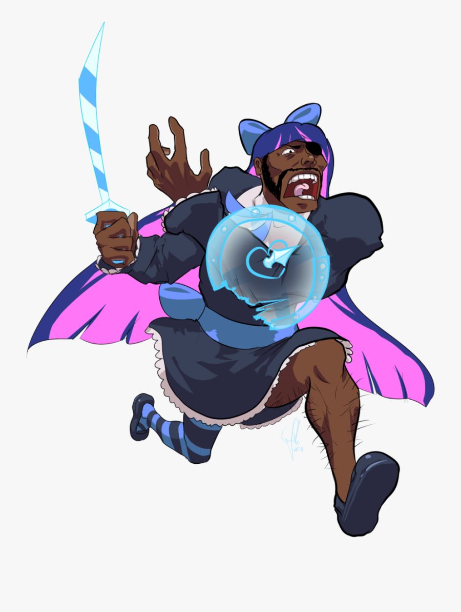 Team Fortress 2 Fictional Character Vertebrate Cartoon - Panty And Stocking Black Characters, Transparent Clipart