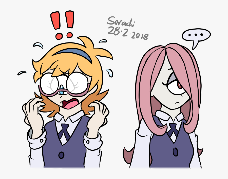 Little Cyclops Academia - Cyclops Akko And Cyclops Sucy Cyclops Lotte, Transparent Clipart