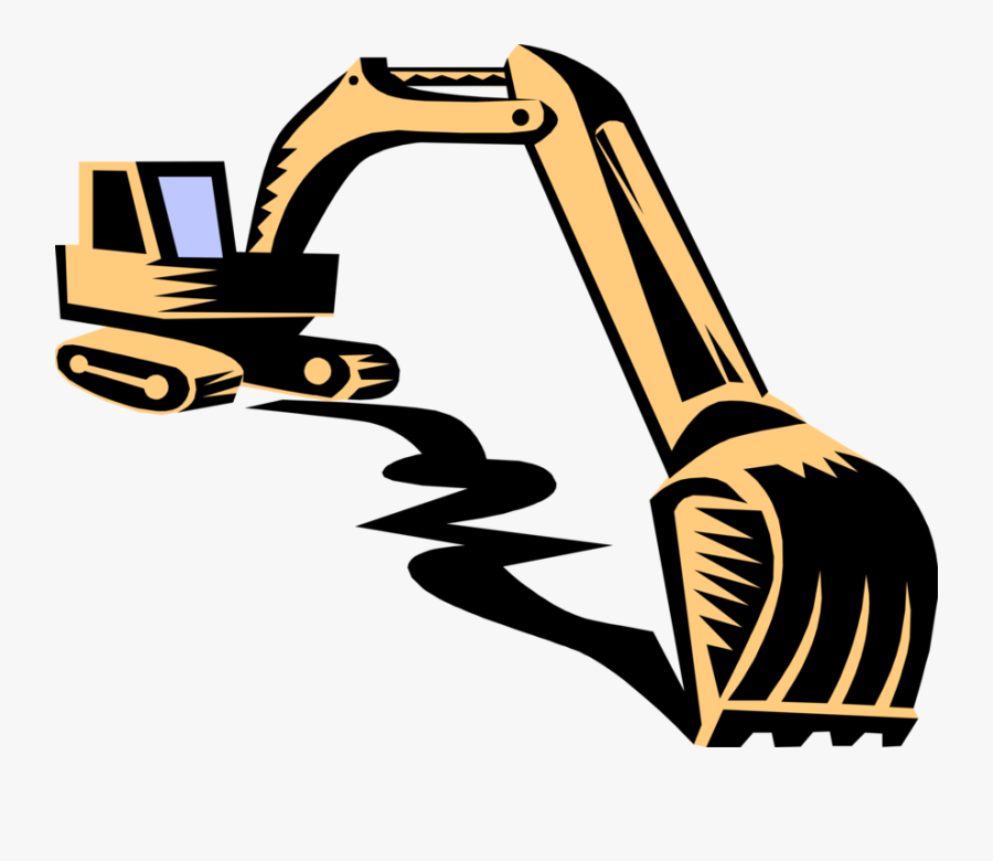 Vector Illustration Of Construction Industry Heavy - Construction Equipments Clip Art, Transparent Clipart