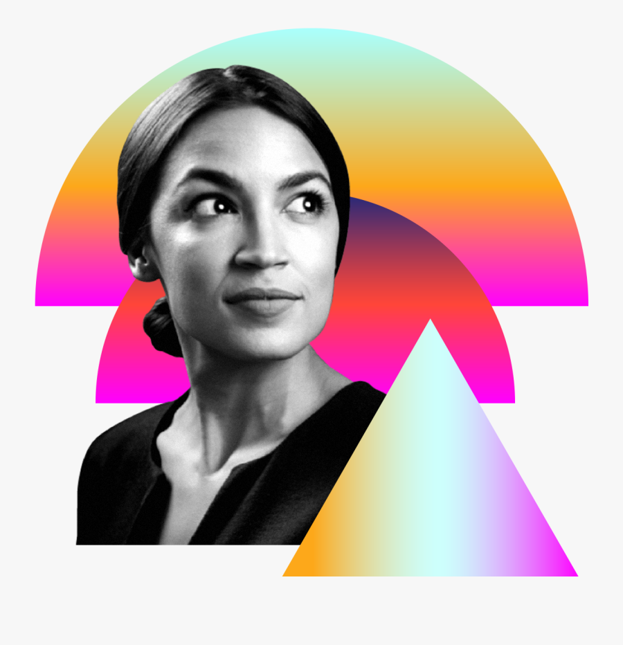 Hd Photo Illustration Of - Alexandria Ocasio Cortez Campaign, Transparent Clipart