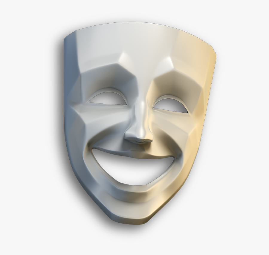 Transparent Theater Mask Png - Mask, Transparent Clipart