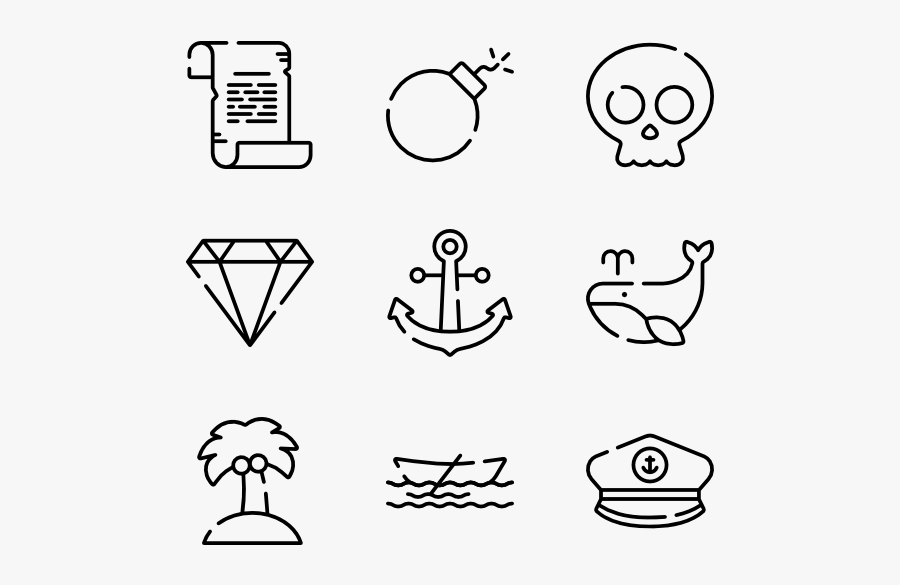 Vector Parrot Black And White - Phone Email Icon Png, Transparent Clipart