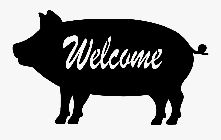 Farm Animal Welcome"
 Class= - Vector Graphics, Transparent Clipart