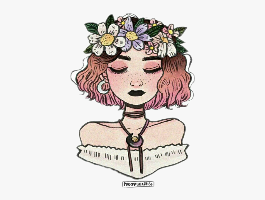 #tumblr #sexy#lady #2017#love - Kawaii Girl Drawings, Transparent Clipart