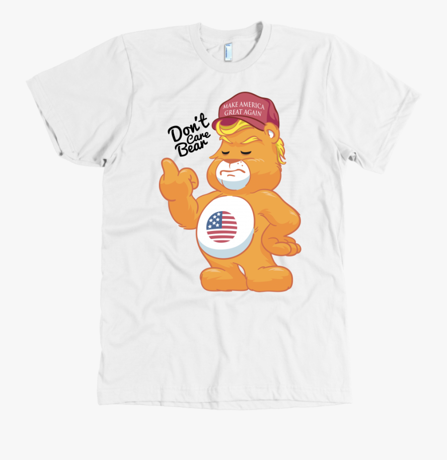 Don"t Care Bear W/ Make America Great Again Hat Adult - Cartoon, Transparent Clipart