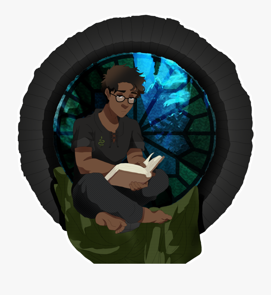 Slytherin Common Room - Sitting, Transparent Clipart