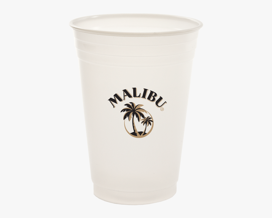 10oz Trans Soft Sided Plastic Cups - Malibu, Transparent Clipart