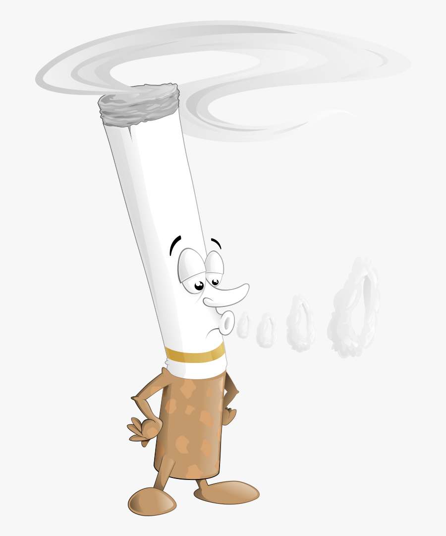 Cigarette Cartoon Clip Art - Clip Art, Transparent Clipart
