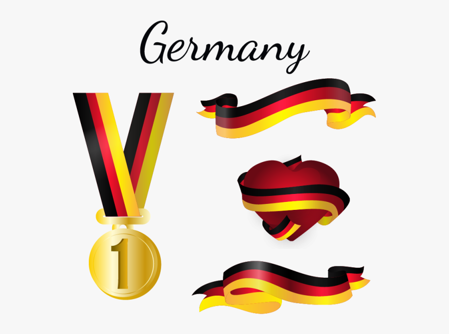 Country Clipart Country Germany - Pakistan Flag Ribbon Vector, Transparent Clipart