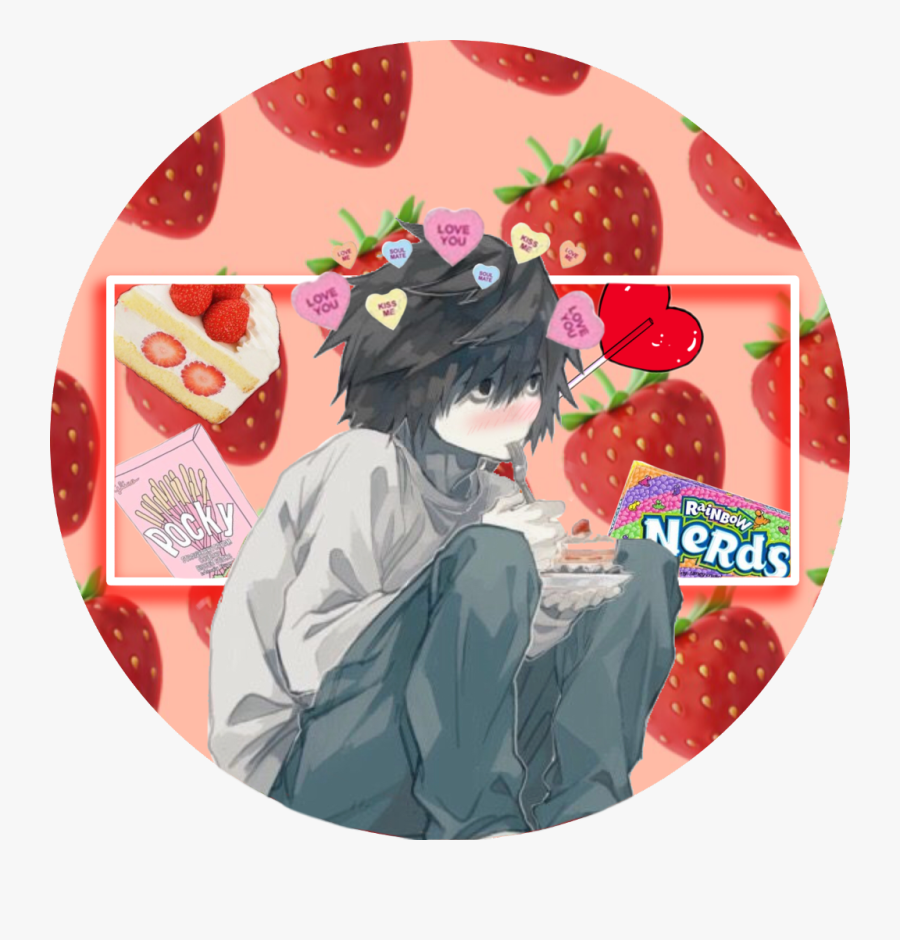 L ❤️🍰🧁🍡🍨🍬🍭🍩 - L Death Note Fanart, Transparent Clipart