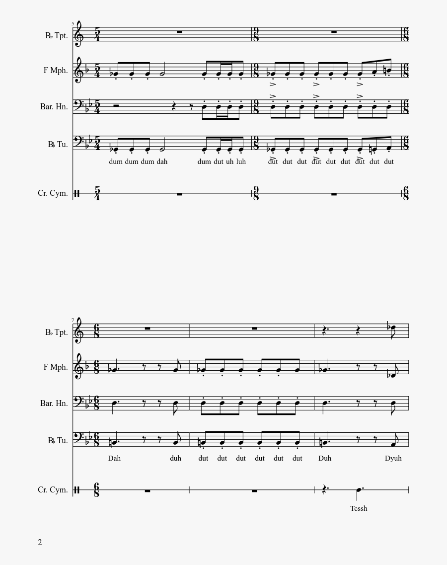 Making A Krabby Patty Sheet Music 2 Of 5 Pages - Sheet Music, Transparent Clipart