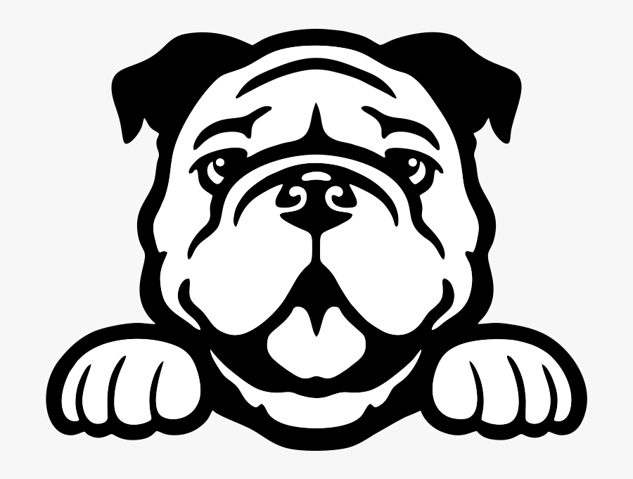 Peeking Dog Decal - Dog Peeking Decals, Transparent Clipart