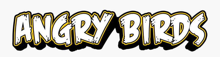 Angry Birds Name Png, Transparent Clipart