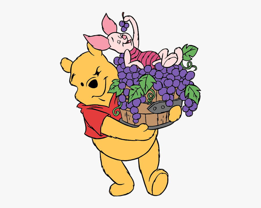 Piglet, Grapes Clipart , Png Download - Winnie-the-pooh, Transparent Clipart