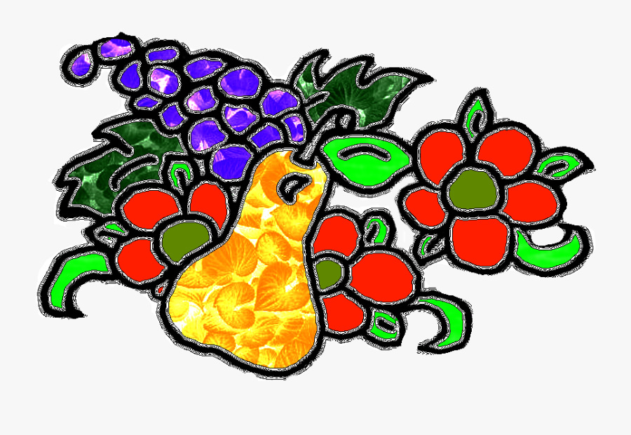 Drawn Grape Flower, Transparent Clipart
