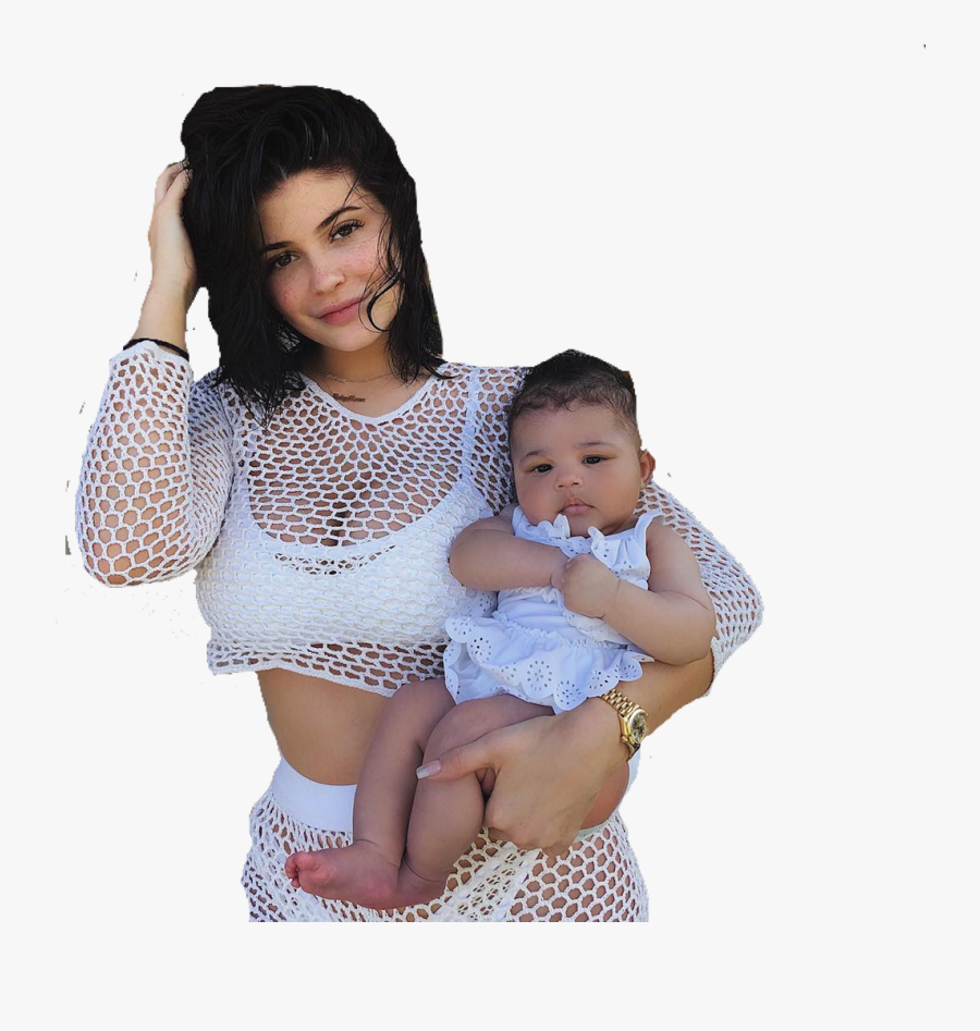 #kylie #jenner #kyliecosmetics #kyliejenner #stormi - Kylie Jenner With Baby, Transparent Clipart