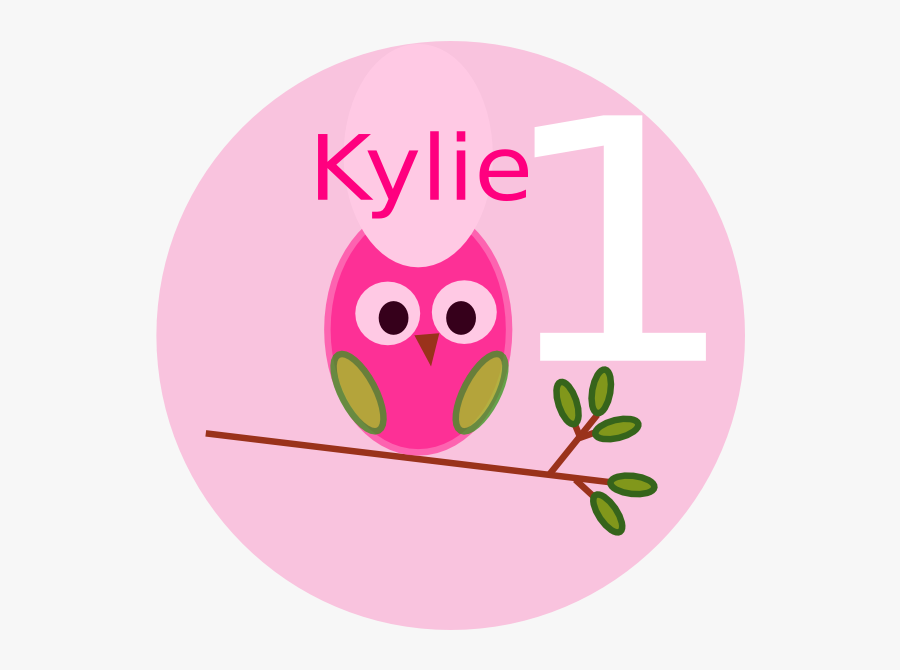 Kylie 1st Birthday Clip Art - Happy 1st Birthday Kylie, Transparent Clipart