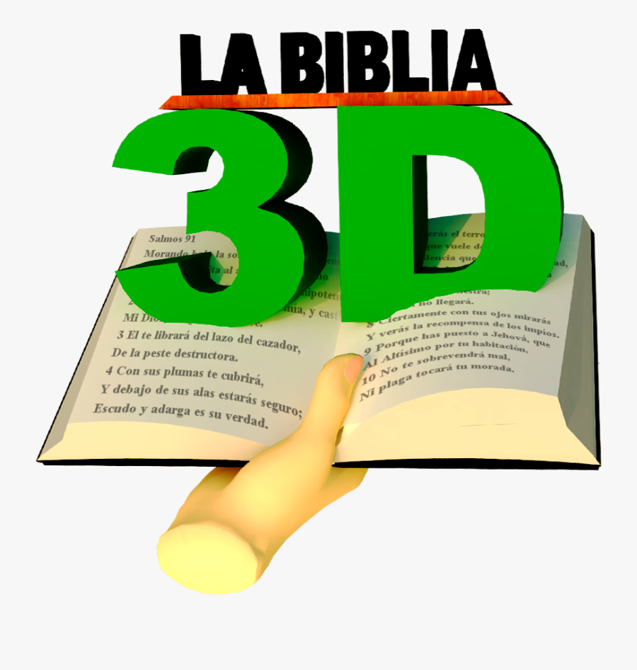 La Santa Biblia 3d Para Pc/celulares/tabletas [español - Graphic Design, Transparent Clipart