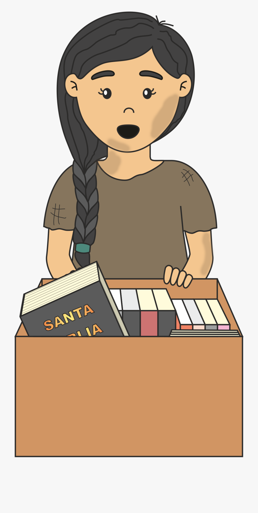 Transparent Santa Biblia Clipart - Dibujos De Mujeres De La Biblia, Transparent Clipart