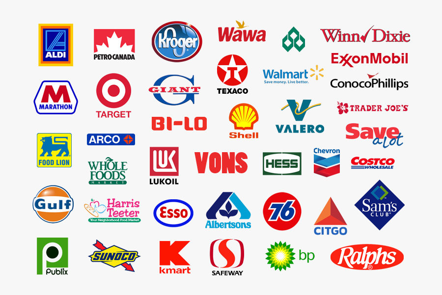 Gas Station Names And Logos - Gas Station Logos, Transparent Clipart