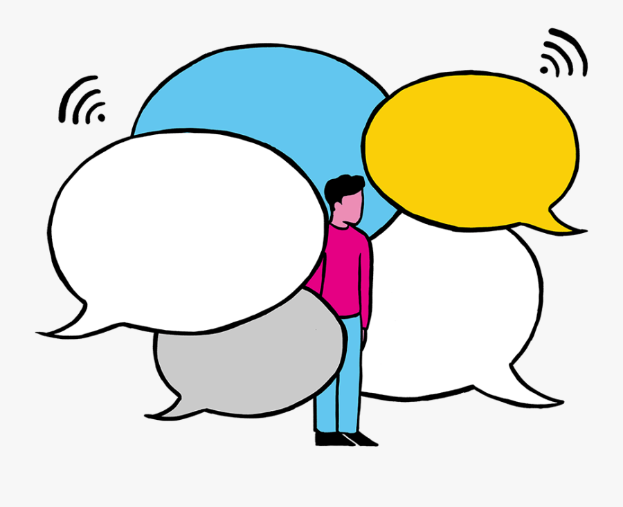 Network And Customers - Cartoon, Transparent Clipart