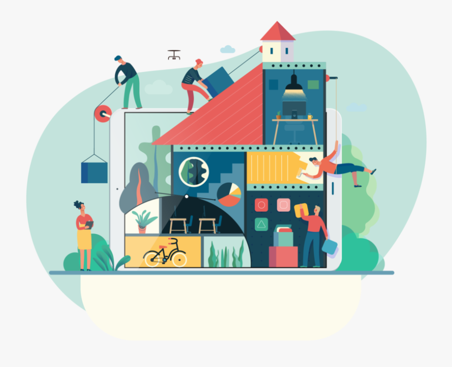 Company Website Vector Illustrations, Transparent Clipart