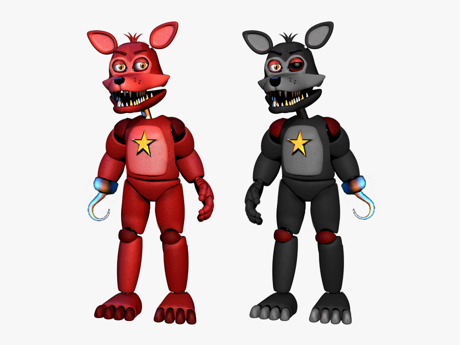 Fnaf 6 Rockstar Foxy, Transparent Clipart