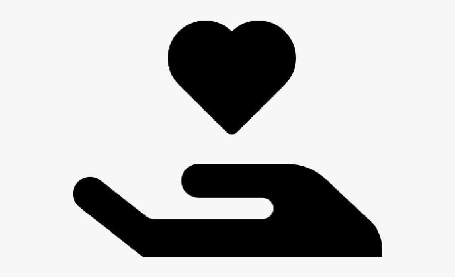 Donation Clipart Hand Heart - Clerk Icon, Transparent Clipart