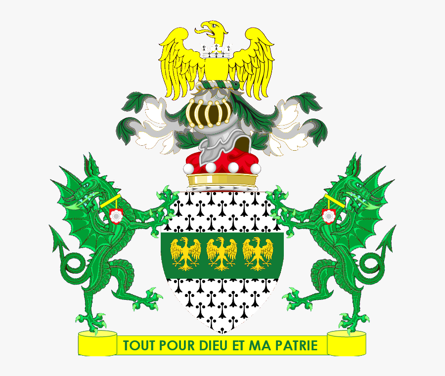 St Oswald Achievement - Principality Of Wales Flag, Transparent Clipart